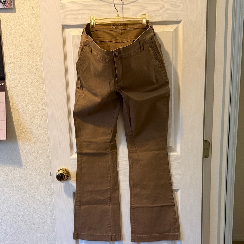 dELiA*s Jordin Twill Brown Flare Cut Trousers